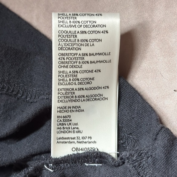 Free People Embroidered Oversized Top Small Boho Oversized Hippie Peasant Flowy - Picture 11 of 14